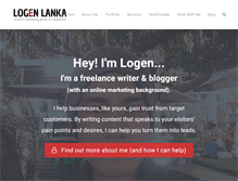 Tablet Screenshot of logenlanka.com